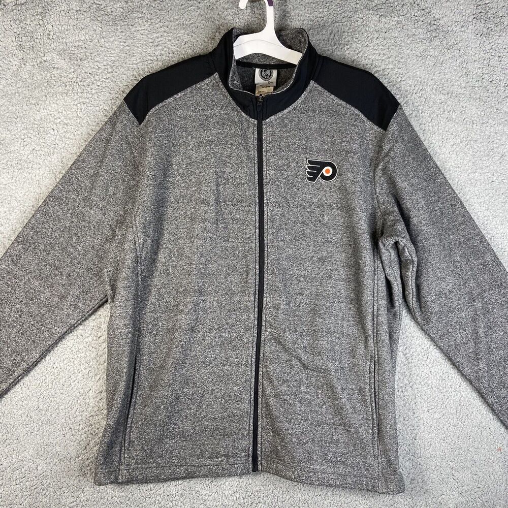Philadelphia Flyers Men’s Size XL (46/48) Full Zip Fleece Jacket New NHL